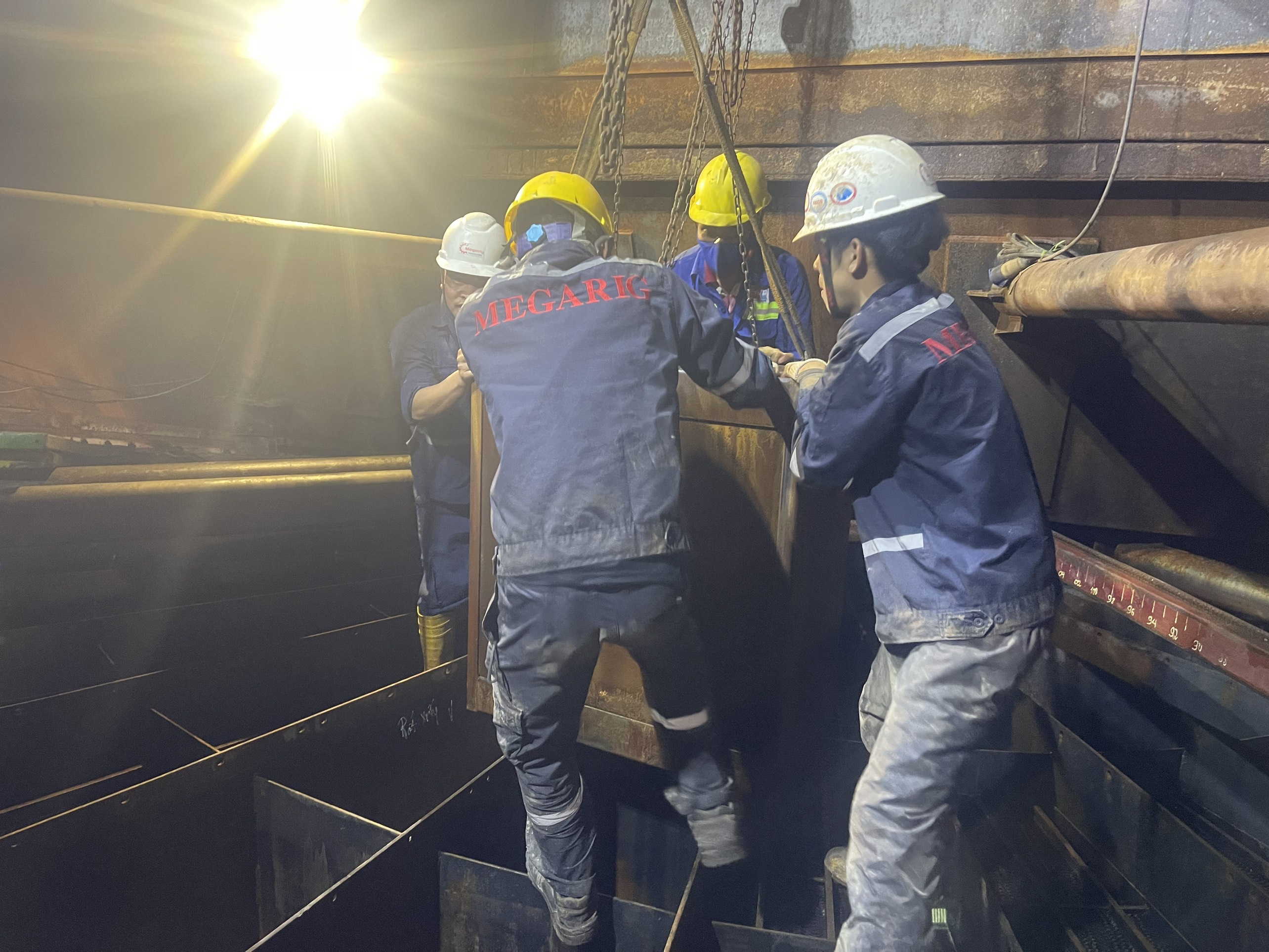 Removal, sanitary cleaning, island working surface the Element Baskets air dryer GAH furnace 1