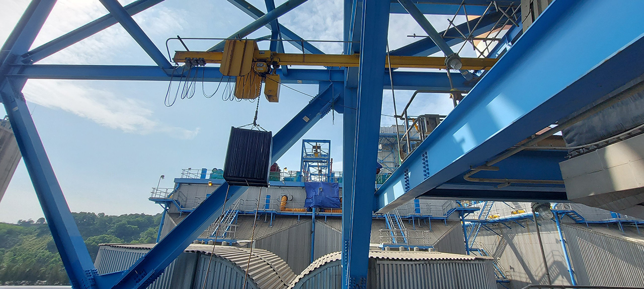 Clean and replace catalysis blocks