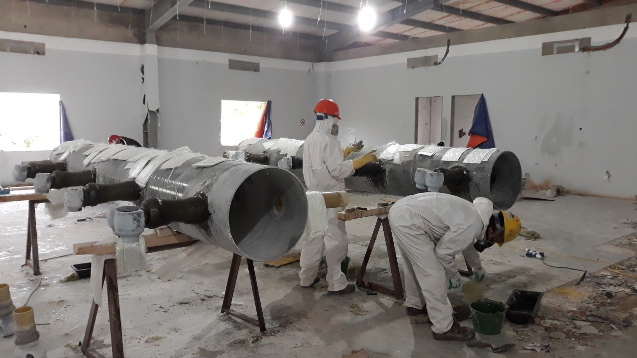 Repair and replace GRP pipe systems