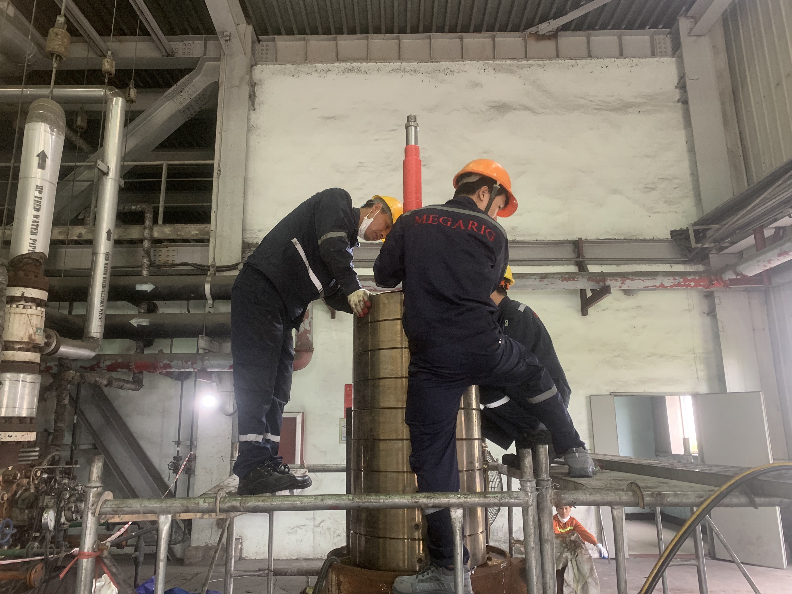 Repair and maintenance of Feed pumps, fans