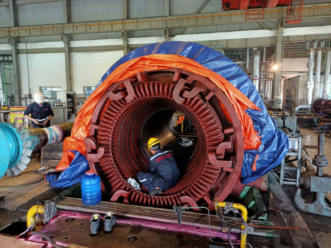 Maintenance , overhaul turbine, generator and auxiliary equipment Unit 2