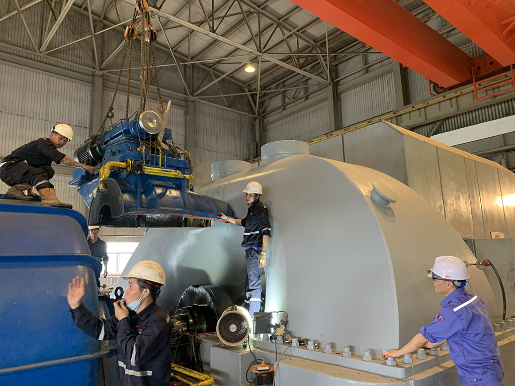 Repair/Overcome the vibration of Turbine Unit 1