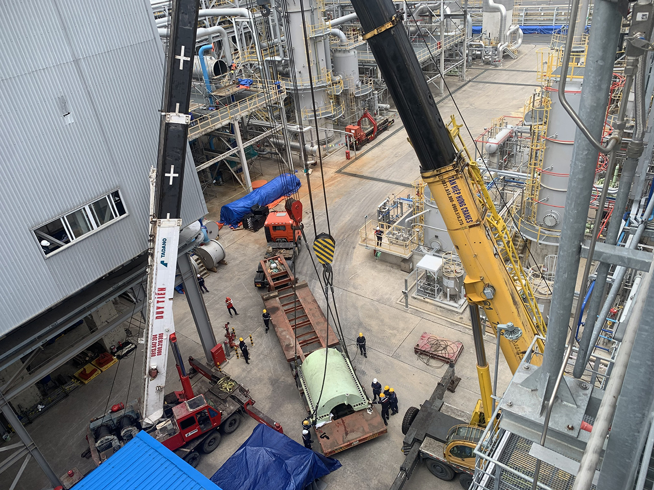 Overhaul, maintenance of compressors C-6301 & C-6501