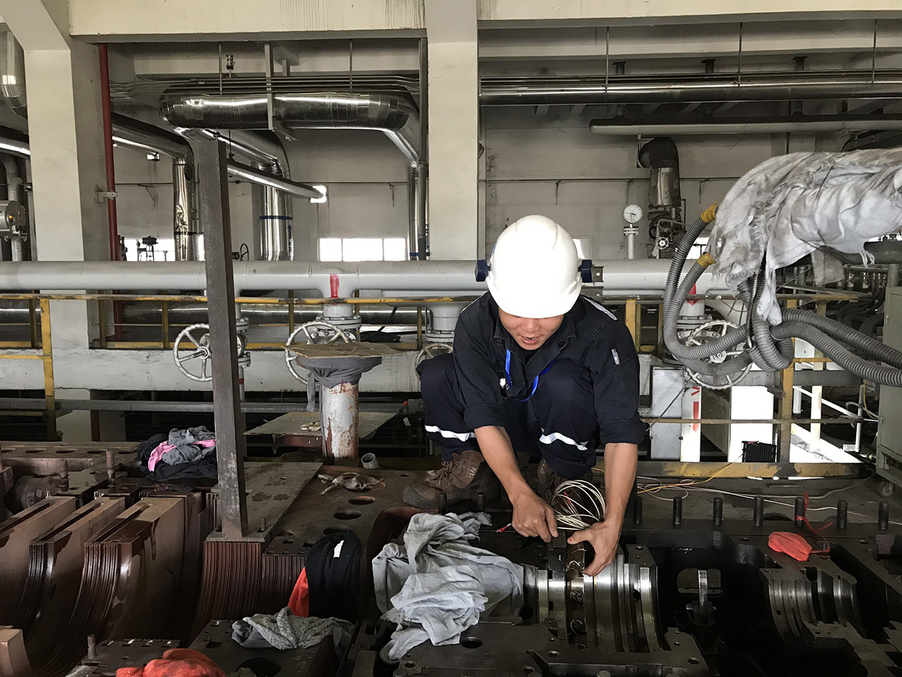 Maintenance, repair of steam turbine U30401A