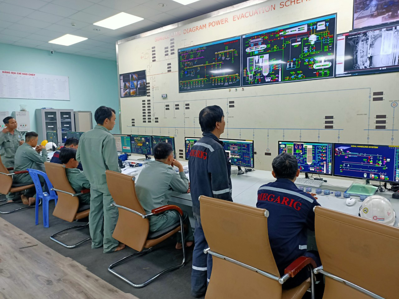 Trung đại tu turbin, máy phát điện